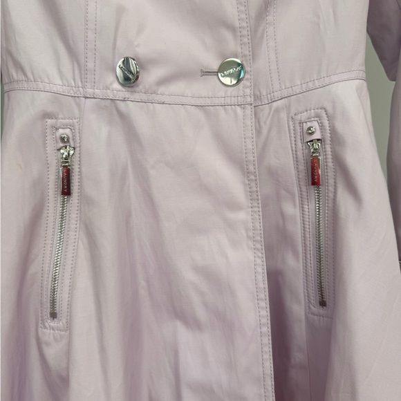 Laundry By Shelli Segal Light Purple Trench Coat - Picture 3 of 7